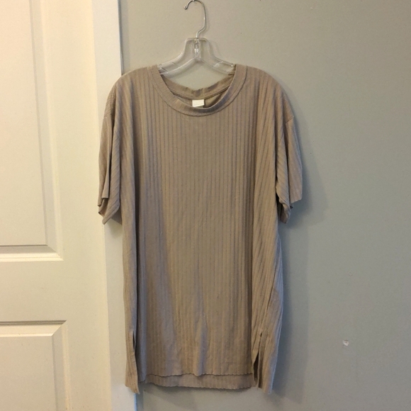 H&M Ribbed Jersey T-Shirt - Picture 2 of 4